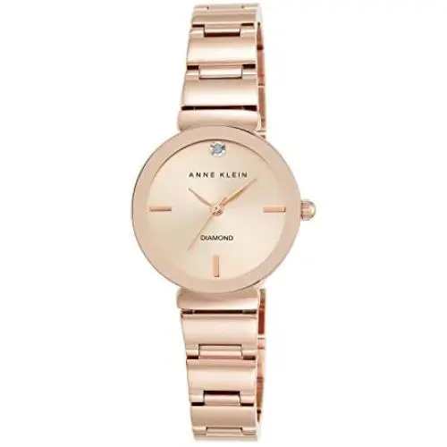 Anne Klein Womens Diamond-Accented Bracelet Watch Anne Klein Womens Diamond-Accented Bracelet Watch