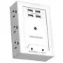 VASTFAFA 6 AC Outlets Surge Protector,Multi Outlet Wall Adapter,USB Power Strip Extension - Mountable Grounded Surge Protector, Portable Outlet Extender for TV Computer Laptops Smartphone White VASTFAFA 6 AC Outlets Surge Protector,Multi Outlet Wall Adapter,USB Power Strip Extension - Mountable Grounded Surge Protector, Portable Outlet Extender for TV Computer Laptops Smartphone White