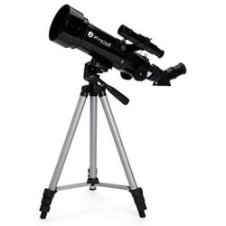 Zhumell Z70 Portable Refractor w Tripod, Phone Adapter & Carry Bag, Black