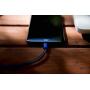 vCharged Blue 12 FT Longest Lightning Cable | MFi Certified | Nylon Braided Compatible with Latest iPhone, iPad & AirPods