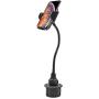 Kuelor Car Cup Holder Phone Mount, Adjustable Long Arm Cell Phone Holder with 360¡ã Rotatable Cradle for Most Smartphones Such as iPhone, Samsung and GPS