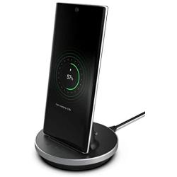 Encased USB C Phone Dock - Desktop Charging Stand with 5ft Power Cable - QuickCharge 3.0 Compatible Charger - USBC Port for Samsung, LG, Motorola and Pixel Models (Aluminum Black)