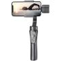 Acouto 3 Axis Stabilizer for Cameras,H4 3 Axis Handheld Anti-shake Mobile Phone Gimbal Stabilizer for Cellphone Action Camera
