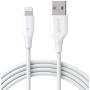 Anker PowerLine 10ft Lightning Cable, MFi Certified for iPhone XS / XS Max / XR / X / 8 / 8 Plus / 7 / 7 Plus / 6 /6 Plus / 5s / iPad, and More (White)
