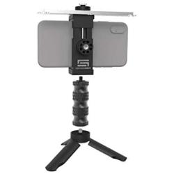 Universal Video Rig System for Vertical and Horizontal Shooting with Any Smartphone DREAMGRIP Scout XM with Patented Track Connector for External Lights, Mic and Another Photo/Video Accessories