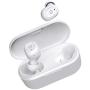 SoundPEATS True Wireless Earbuds 5.0 Bluetooth Headphones in-Ear Stereo Wireless Earphones with Microphone Binaural Calls, One-Step Pairing, Total 35 Hours, TrueFree Plus - White