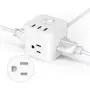 Power Strip with usb ports JSVER USB Power Strip, 4.92 Ft Extension Cord with 3 Outlets 3 USB Ports, power cube with usb for Travel, Home, Office, Phones, iPhone X/XS/XR, Tablets, Cruise Ship (White) Power Strip with usb ports JSVER USB Power Strip, 4.92 Ft Extension Cord with 3 Outlets 3 USB Ports, power cube with usb for Travel, Home, Office, Phones, iPhone X/XS/XR, Tablets, Cruise Ship (White)