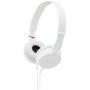 Sony ZX Series Wired On-Ear Headphones, White (MDRZX110/WHI)