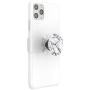 PopSockets PopGrip Slide for iPhone 11 Pro Max Apple Silicone Case - Clear Day