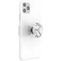 PopSockets PopGrip Slide for iPhone 11 Pro Max Apple Silicone Case - Clear Day