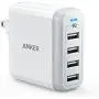 Anker 40W 4-Port USB Wall Charger with Foldable Plug, PowerPort 4 for iPhone 11/XS/XS Max/XR/X/8/7/6/Plus, iPad Pro/Air 2/Mini 4/3, Galaxy/Note/Edge, LG, Nexus, HTC, and More Anker 40W 4-Port USB Wall Charger with Foldable Plug, PowerPort 4 for iPhone 11/XS/XS Max/XR/X/8/7/6/Plus, iPad Pro/Air 2/Mini 4/3, Galaxy/Note/Edge, LG, Nexus, HTC, and More