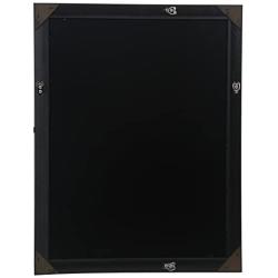 Gallery Solutions 24x36 Flat with Inner Ridge Large Wall Hanging Picture Poster Frame, 24" x 36", Black