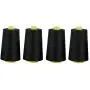 4 SPOOLS of 6000 Yards Polyester Sewing Thread for Sewing Machine All Purpose Premium Quality Thread (Black) 4 SPOOLS of 6000 Yards Polyester Sewing Thread for Sewing Machine All Purpose Premium Quality Thread (Black)