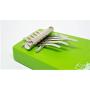 Nino Percussion Kids Kalimba with Five Chrome Plated Steel Keys, Small Size - NOT MADE IN CHINA - Radiata Pine, 2-YEAR WARRANTY (NINO963GR)