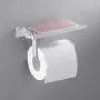 Fashion Toilet Roll Paper Rack Aluminum Wall-Mounted Mobile Phone Holder Bathroom Accessories Fashion Toilet Roll Paper Rack Aluminum Wall-Mounted Mobile Phone Holder Bathroom Accessories