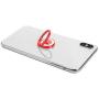 Glitter Bling Bling Phone Ring Holder,Sparkle Phone Ring Kickstand, Cell Phone Finger Ring Grip for Almost All Phones,Pad(Red)