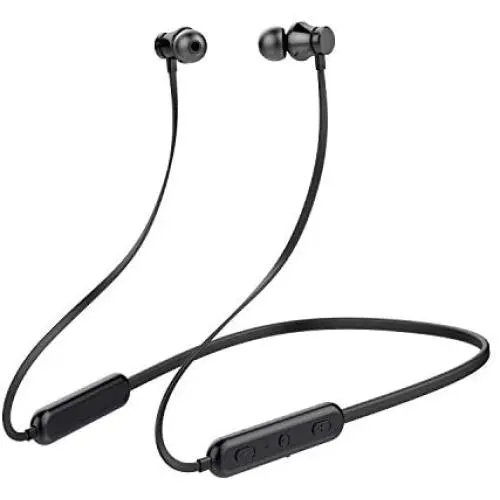 KINGWorld Bluetooth Headphones Neckband 20Hrs Playtime V4.2 Wireless Headset Sport Noise Cancelling Earbuds w/Mic for Gym Running Compatible with iPhone Samsung Android (Black)