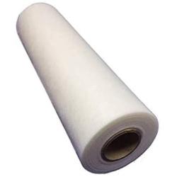 No Show Mesh Machine Embroidery Stabilizer 12" x 25 Yard - Invisible Mesh Cut Away Stabilizer Medium Weight - White