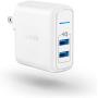 USB Charger, Anker Elite Dual Port 24W Wall Charger, PowerPort 2 with PowerIQ and Foldable Plug, for iPhone 11/Xs/XS Max/XR/X/8/7/6/Plus, iPad Pro/Air 2/Mini 3/Mini 4, Samsung S4/S5, and More