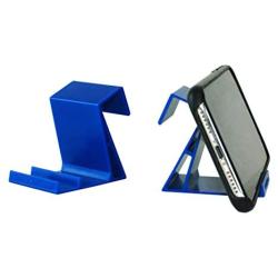 The SkyClip - (Blue, 2 Pack) Airplane Cell Phone Seat Back Tray Table Clip and Sturdy Phone Stand, Compatible with iPhone, Android, Tablets, and Readers