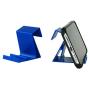 The SkyClip - (Blue, 2 Pack) Airplane Cell Phone Seat Back Tray Table Clip and Sturdy Phone Stand, Compatible with iPhone, Android, Tablets, and Readers