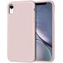 iPhone XR Case, Anuck Soft Silicone Gel Rubber Bumper Phone Case with Anti-Scratch Microfiber Lining Hard Shell Shockproof Full-Body Protective Case Cover for Apple iPhone XR 6.1" 2018 - Pink Sand