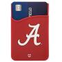 Alabama Crimson Tide Adhesive Silicone Cell Phone Wallet/Card Holder for iPhone, Android, Samsung Galaxy, Most Smartphones