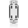 Leviton USB4P-W 4.2-Amp High Speed 4-Port USB Charger, White