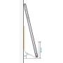TXesign Adhesive Wall Phone Holder Mount for Smartphones iPhone External Battery Wall Holder Mount (Silky Beige & Transparent)