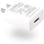HomeSpot UL Certified USB Wall Charger 5V1A Plug in-Door Power AC Adapter Travel Office Home Use - 1 Pack White