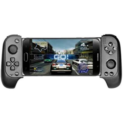 USB Game Controller, New Saitake 7007X Wireless Bluetooth Game Controller Telescopic Gamepad Joystick for Android Phone PC-Black-