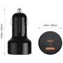 iPhone Car Charger, AUKEY 36W USB C Car Charger, Fast Car Charger with 18W Quick Charge for iPhone 11 Pro Max XS XR X 8, AirPods, iPad, Samsung S9 Note 10, Google Pixel 4 4XL, Nintendo Switch