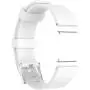 KingAcc Compatible Replacement Bands for Fitbit Versa, Soft Silicone Fitbit Versa Band, Metal Buckle Sport Wristband Strap Women Men Large Small White, Black, Peach, Gray