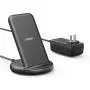 Anker Wireless Charger with Power Adapter, PowerWave II Stand, Qi-Certified 15W Max Fast Wireless Charging Stand for iPhone 11, 11 Pro, Xs, Xs Max, XR, X, 8, Galaxy S10 S9 S8, Note 10 Note 9 & More