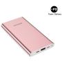 10000mAh PD 3.0 Power Bank Portable Charger Quick Charge USB-C 18W Fast Charging Battery Pack Compatible For iPhone 11 Pro X XS MAX XR 8 6s Plus iPad Nintendo Switch Samsung Galaxy S10 S9 S8 Rose Gold