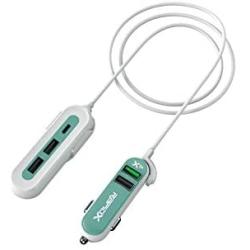 RapidX RXX5USBMPL X5 Plus Car Charger 5 USB Ports QC 3.0/Type C Mint