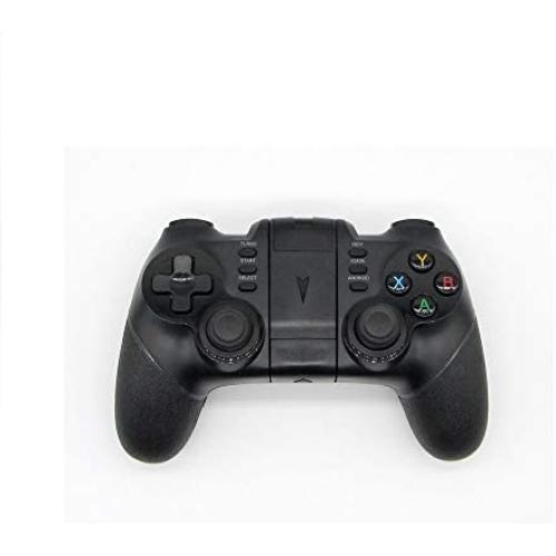 ASDQ HAVA-X6 Wireless Gamepad Bluetooth Joystick, Mobile Phone Controller, for PS3, for Android/iOS System Cellphone, for Windows PC System (Color : Black)