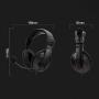 ZHINAN Computer Headset Super Bass Cell Phone Call Center Wired Public Speach 3.5mm B Gaming Accessory Online Class Omnidirectional Microphone Breathable rmuf Home Office 40mm Driver
