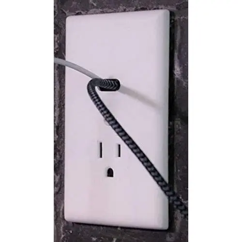 The Charger Safe, Dual USB Outlet with Protective Faceplate to Organize Your Phone Chargers The Charger Safe, Dual USB Outlet with Protective Faceplate to Organize Your Phone Chargers