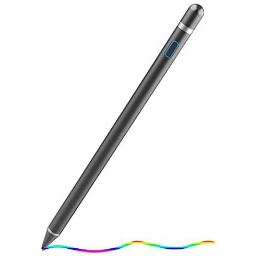 Stylus Pen Digital Pencil Fine Point Active Pen for Touch Screens, Compatible with iPhone iPad and Other Tablets (Black)