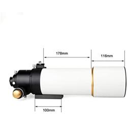 SVBONY SV48 Telescope, 90mm F5.5 Refractor Telescope OTA, Telescope for Adults, for Exceptional Viewing and Astrophotography, with Aluminum Carrying Case