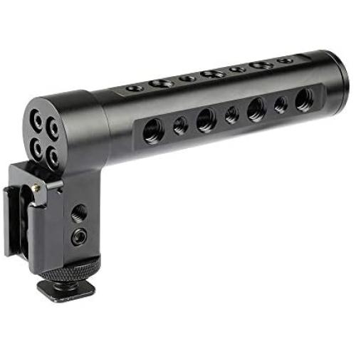 CAMVATE Cheese Handle Grip Mounts to Cameras Hot Shoe for Cinema Camera(Black)