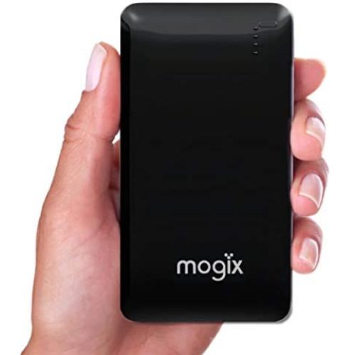 Mogix External Battery Phone Charger 10400mAh Power Pack - Best Bank for Fast Charging 2 USB Ports (Black)