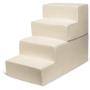 Made in USA Foldable Pet Steps/Stairs with CertiPUR-US Certified Foam for Dogs and Cats by Best Pet Supplies