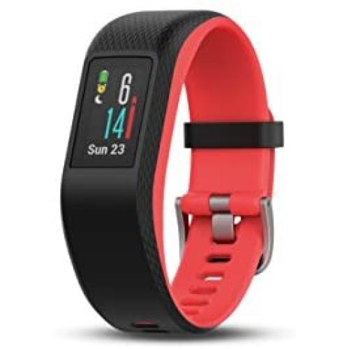Garmin vívosport, Fitness/Activity Tracker with GPS and Heart Rate Monitoring, Pink