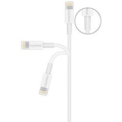 FEEL2NICE 5 Pack 10ft Charger Cord for Long 10 Foot iPhone Charging Cable/Data Sync Fast iPhone USB Charging Cable Cord Compatible with iPhone X Case/8/8 Plus/7/7 Plus/6/6s Plus/5s/5,iPad Case(White)