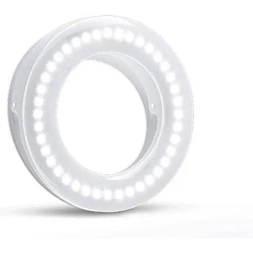 Selfie Ring Light, Rechargeable Cell Phone Ring Light 3 Tones Selfie Fill Light with 40 LED Beads Makeup Light Ring for Selfie, Photography, Livestream Selfie Ring Light, Rechargeable Cell Phone Ring Light 3 Tones Selfie Fill Light with 40 LED Beads Makeup Light Ring for Selfie, Photography, Livestream