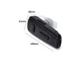 HYS Radio Wireless Bluetooth Earpiece Walkie Talkie Headset Wireless Dongle 2 Way Radio Earpiece for Two Way Radio Kenwood Baofeng UV-5R/888S/UV-5R (Black)