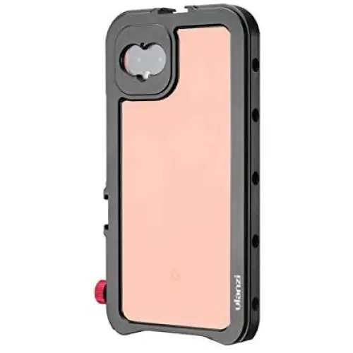 ULANZI Pixel 4 Aluminum Video Cage, Protective Smartphone Vlog Frame Housing Rig w Lens Adapter/1/4 Tripod Screw/2 Cold Shoe Mounts for Microphone LED Video Light for Google Pixel 4 Vlogging ULANZI Pixel 4 Aluminum Video Cage, Protective Smartphone Vlog Frame Housing Rig w Lens Adapter/1/4 Tripod Screw/2 Cold Shoe Mounts for Microphone LED Video Light for Google Pixel 4 Vlogging