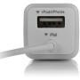 Apple Certified iPhone Lightning Car Charger for iPhone 11, X, XR, XS, 8, 8 Plus, 7, 7 Plus, 6S, 6S Plus, 6 Plus, SE, 5S, iPad Pro, Air 2, Mini 4 with Extra USB Port (White)